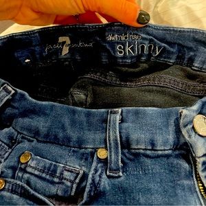 7 for all Mankind “Mid Rise Skinny” Jeans